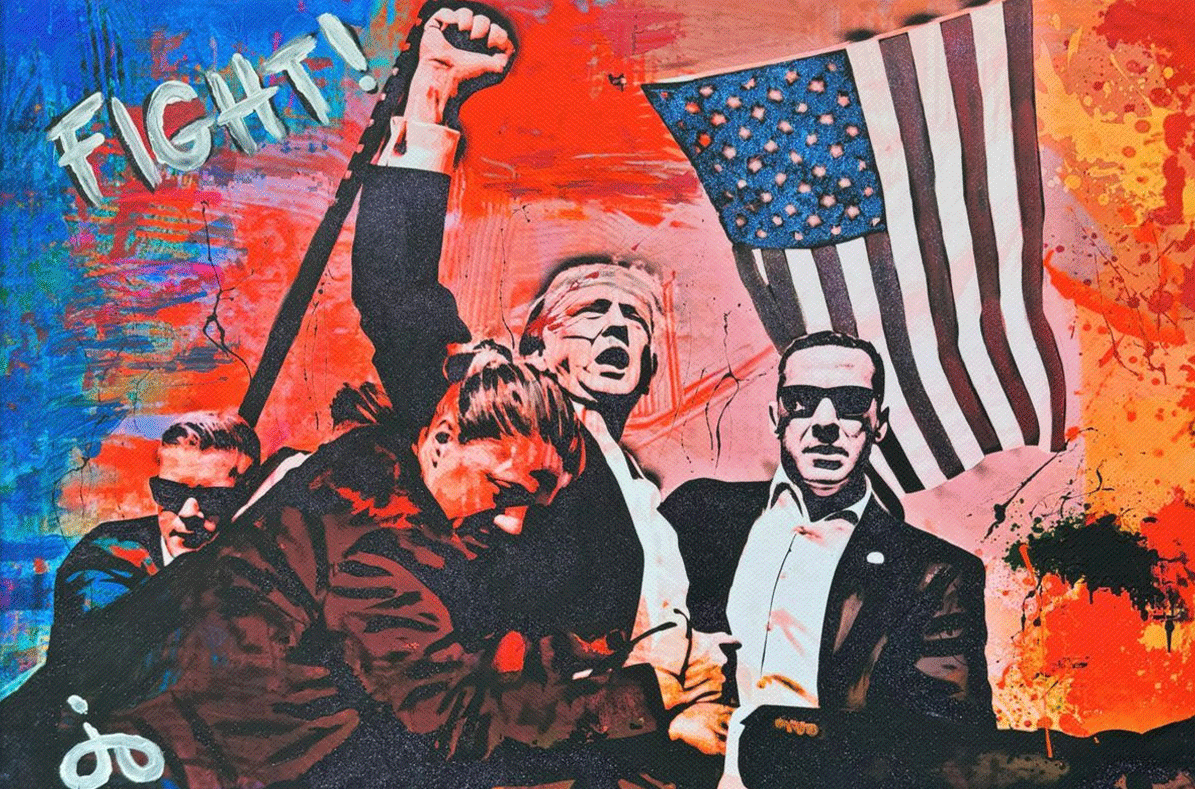 "Fight Back" Limited Edition Giclee Print 30 x 40